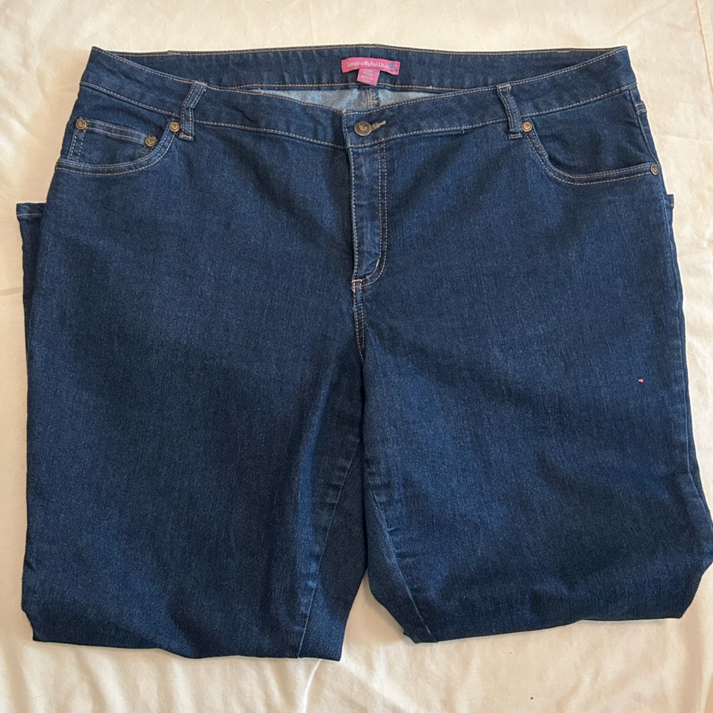 Woman Within Women's Blue Jeans